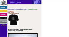 Desktop Screenshot of printshopsantacruz.com