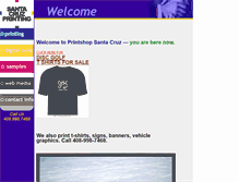 Tablet Screenshot of printshopsantacruz.com